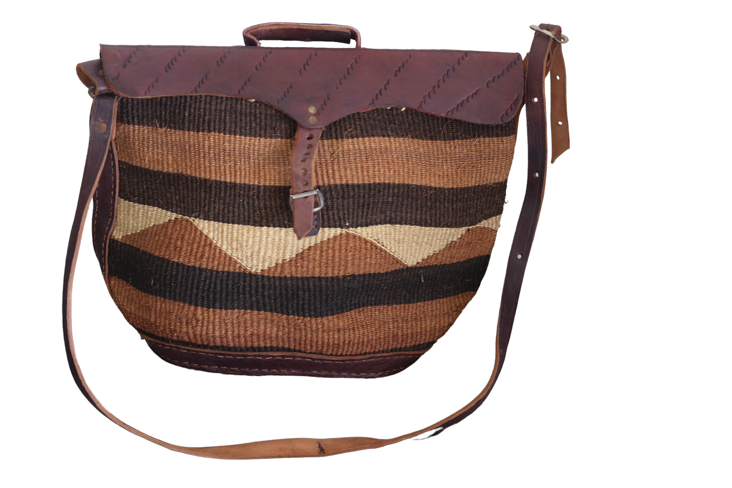 Vintage Sisal African Handbag